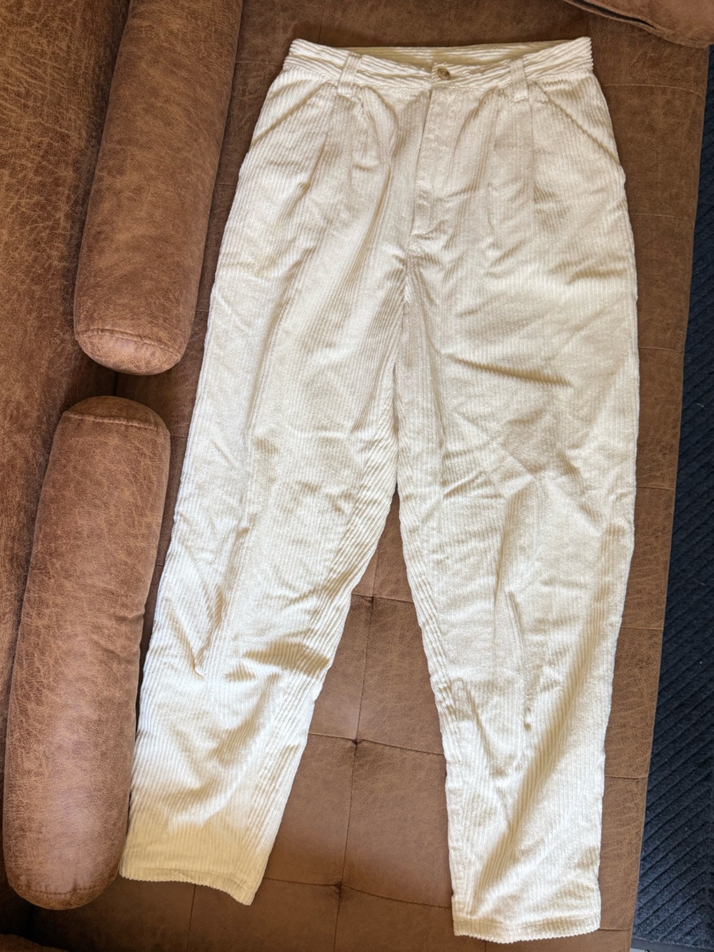 Free People High Waisted Corduroy Trousers